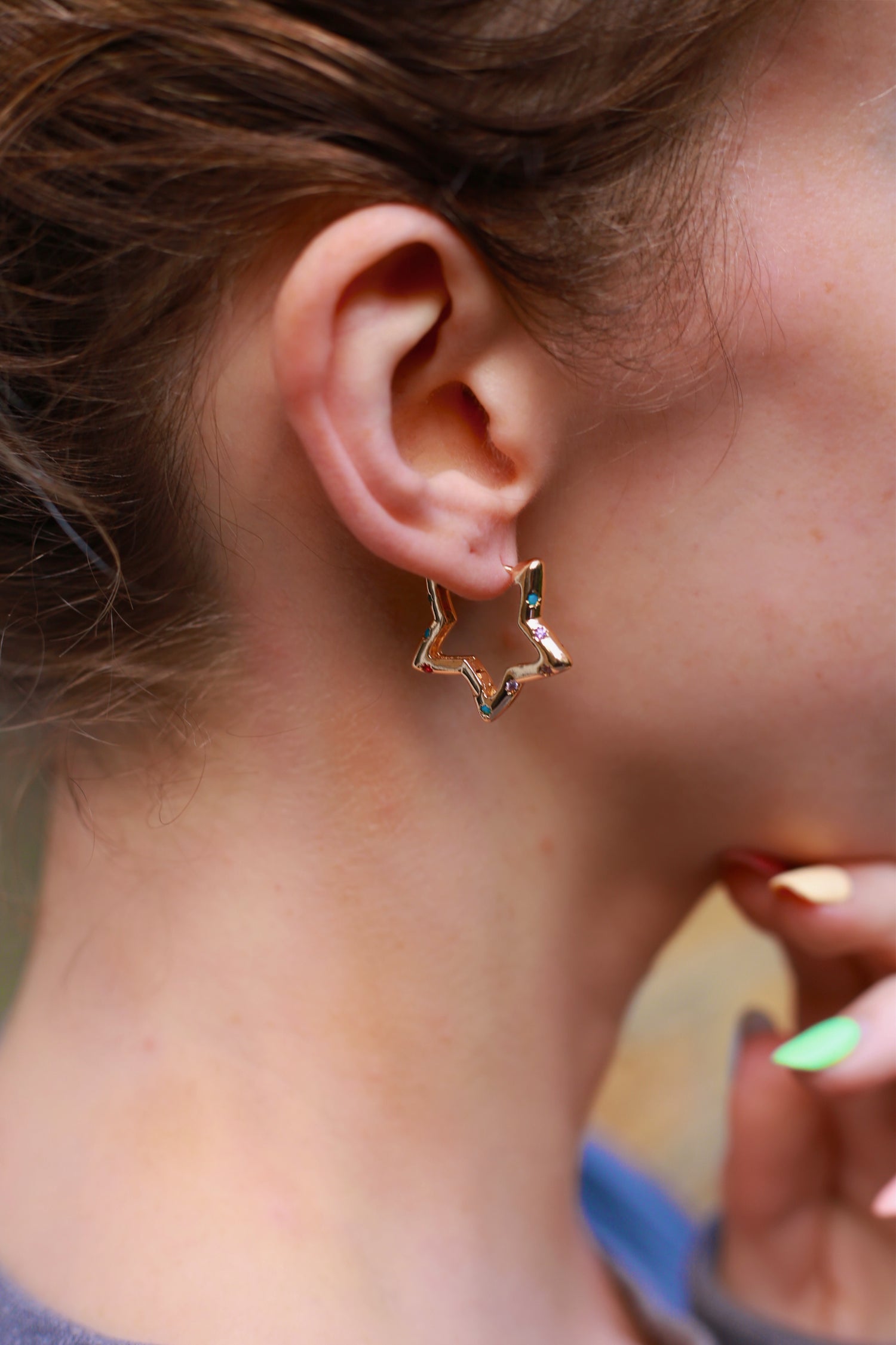 Dreamcatcher Star Earrings