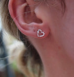 Heart Single Stud - Gold