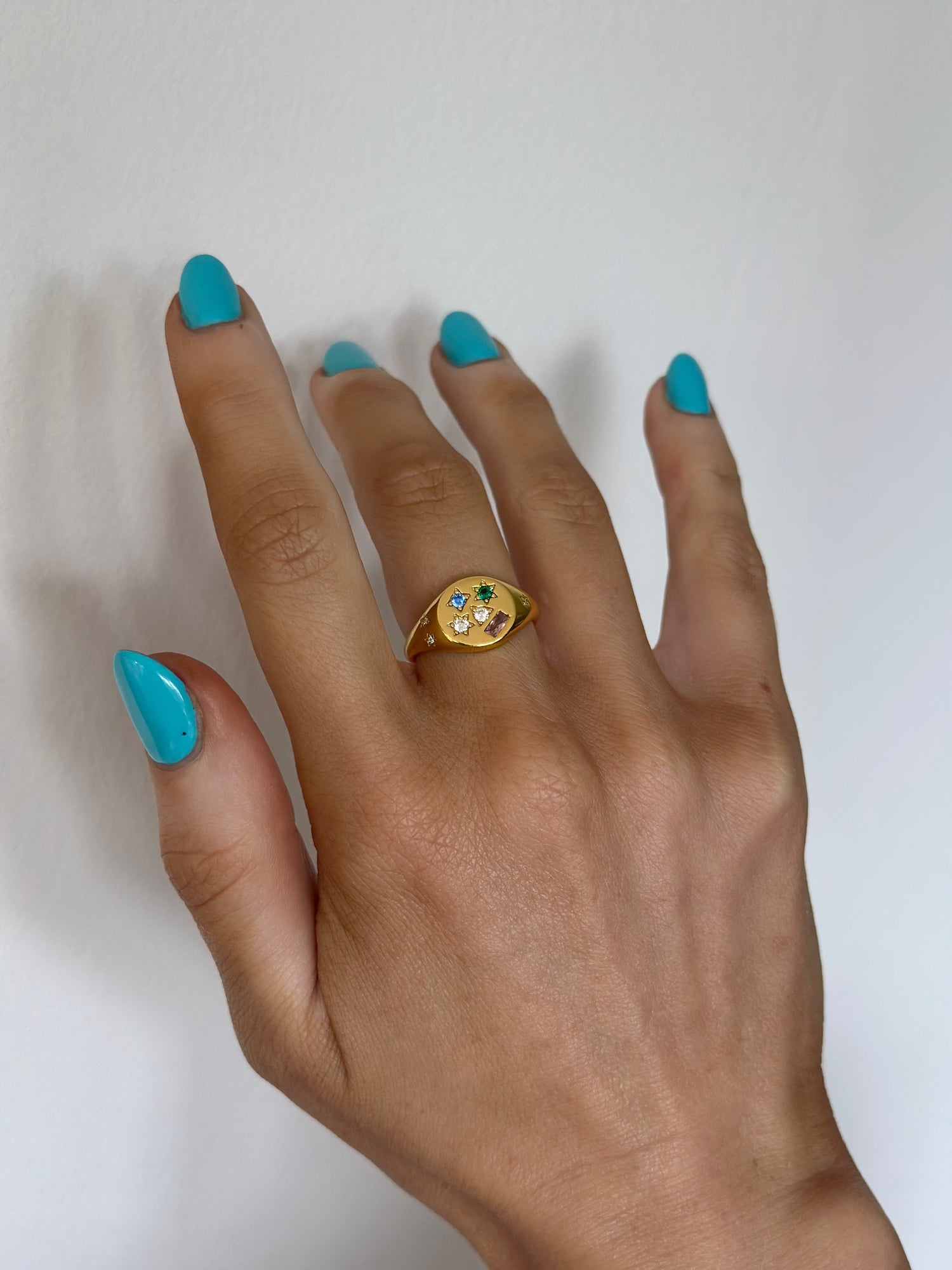 Cosmos Adjustable Ring - Gold