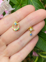 Nova North Star Stud Earrings