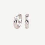 Glistening Star Huggie - Silver