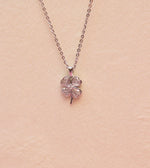Lucky Charm Clover Necklace - Silver