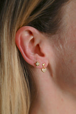 Love Story Heart Earrings