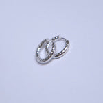 Molten Muse Hoop Earrings - Silver
