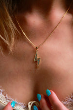 Lightning Bolt Rainbow Necklace