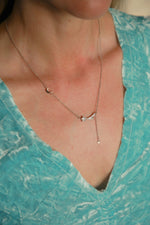 Shooting Star Necklace - Silver