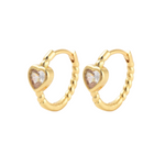 Sweetheart Hoops - Gold