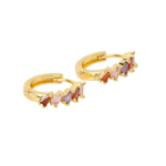 Sunset Sparkle Hoops