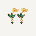 Emerald Vine Earrings