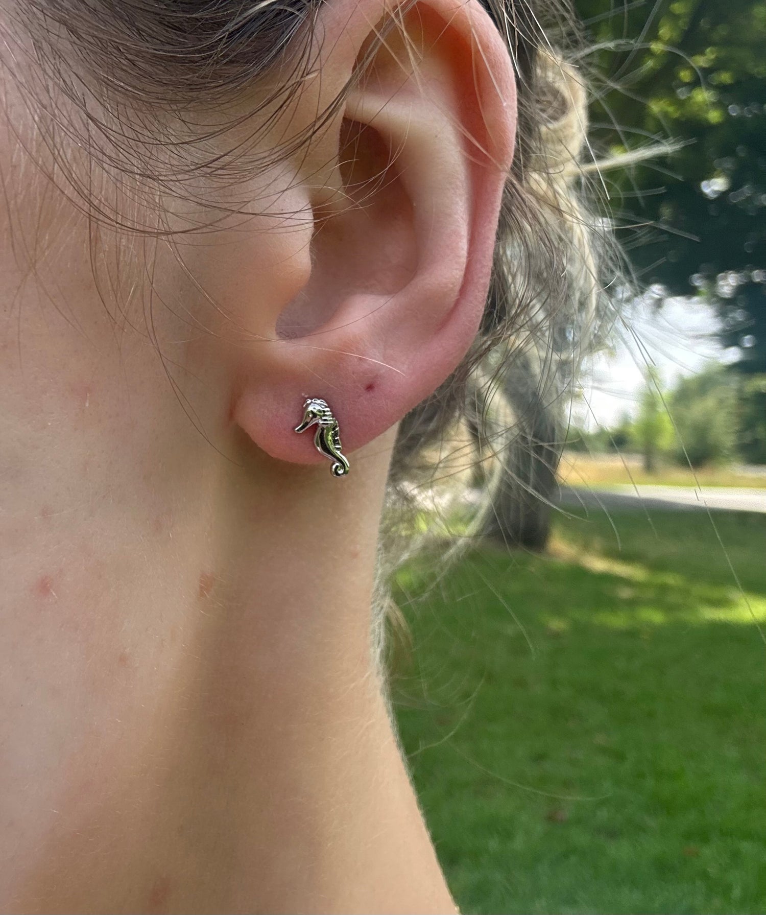 Seahorse Stud Earrings