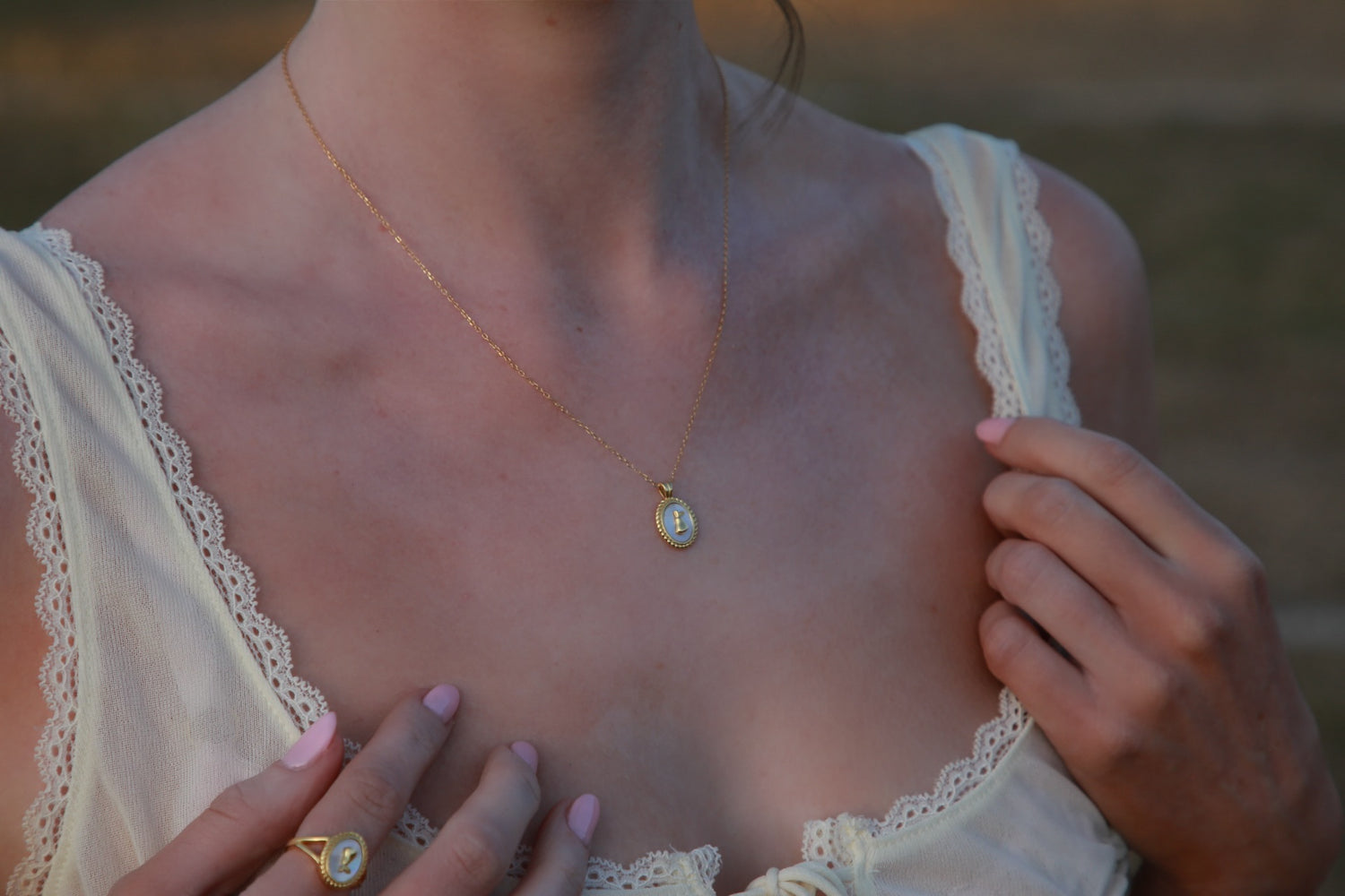 Signature Pear Necklace