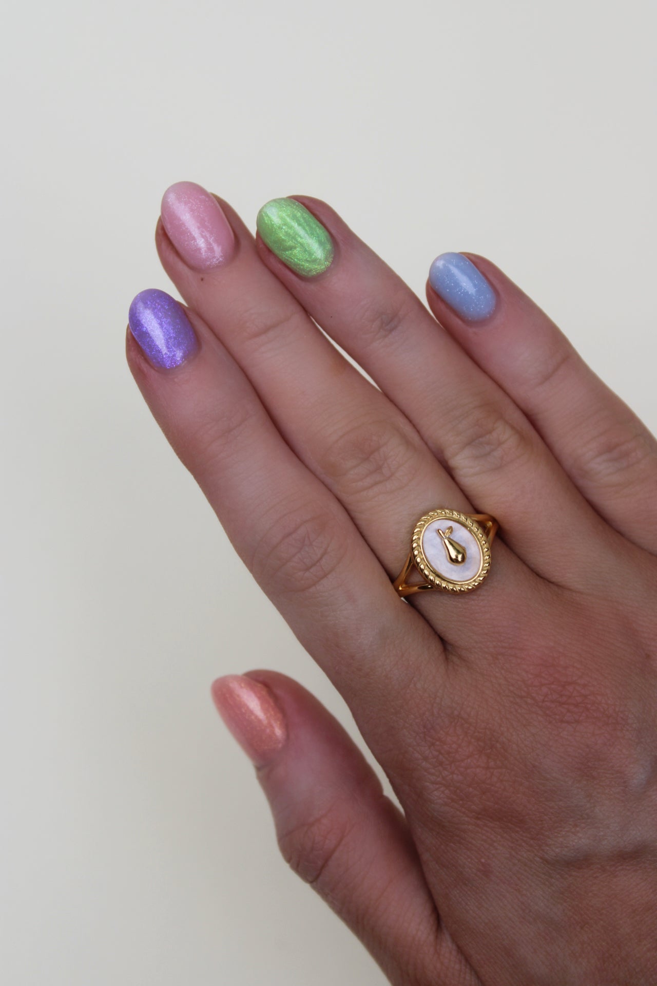 Signature Pear Ring