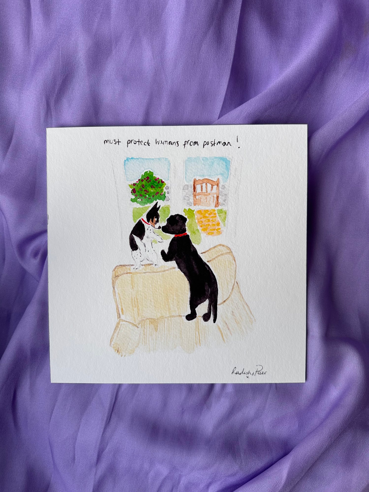 Must Protect Humans From Postman Art Print