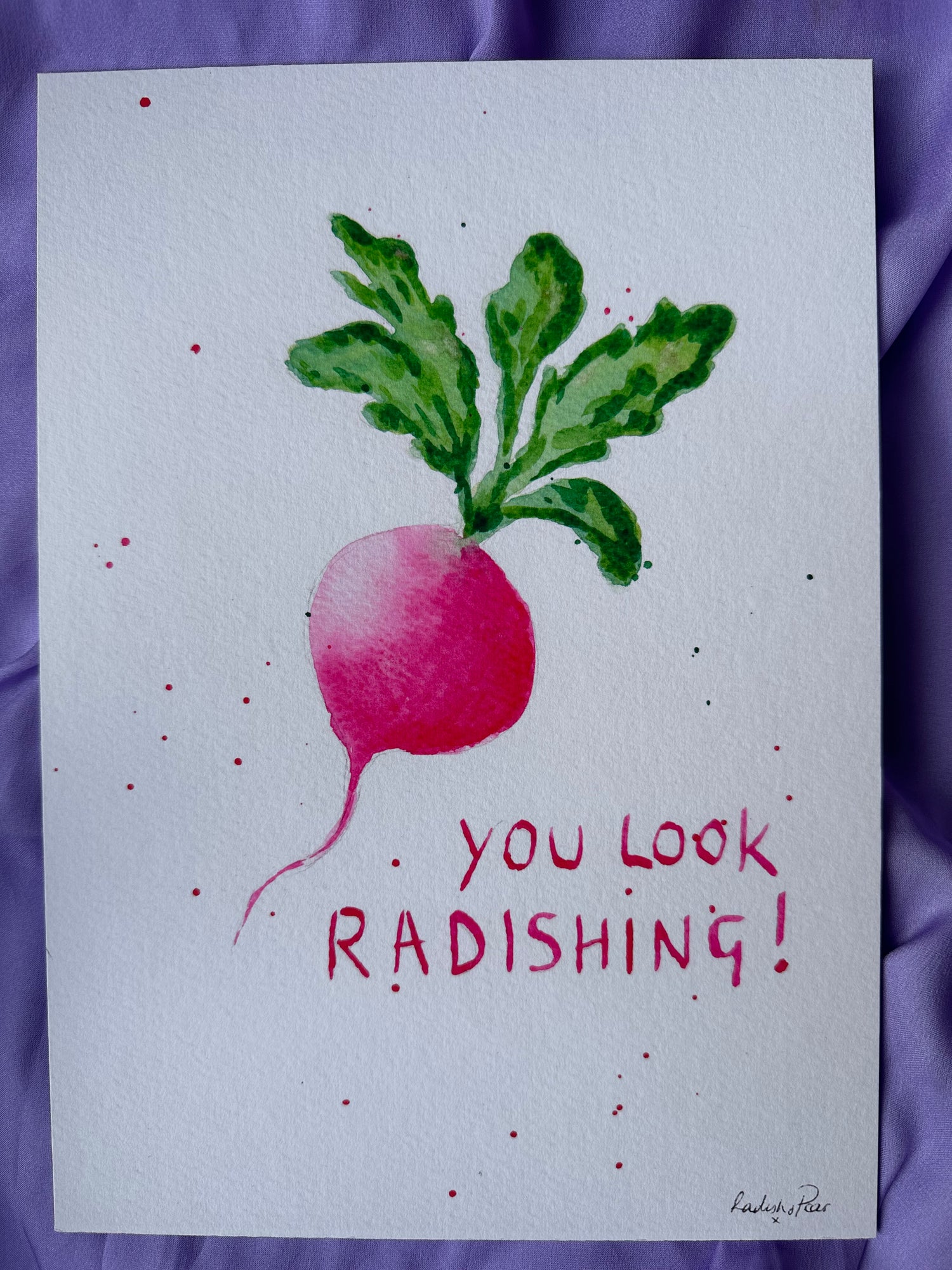 You Look Radishing Art Print