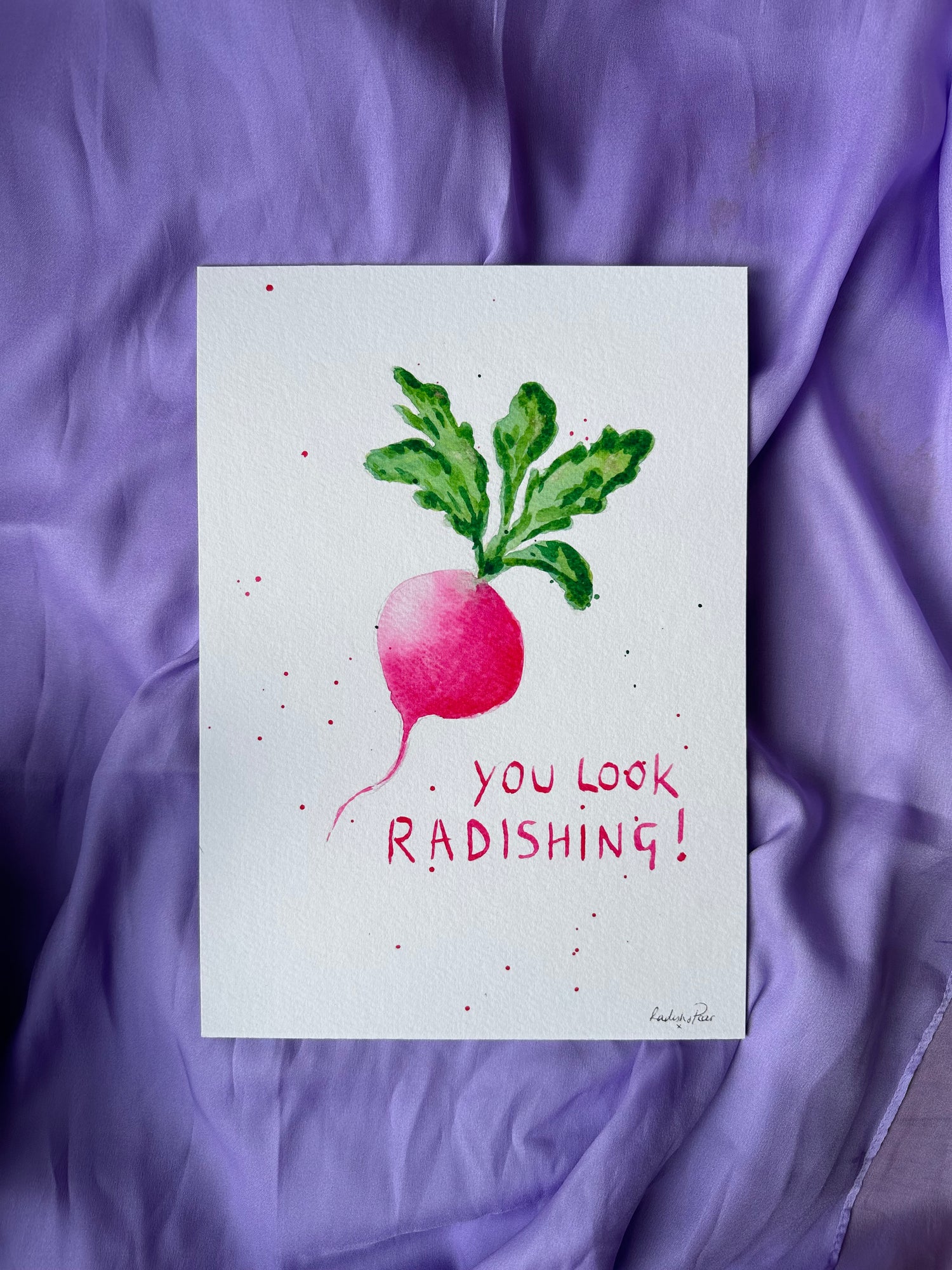 You Look Radishing Art Print