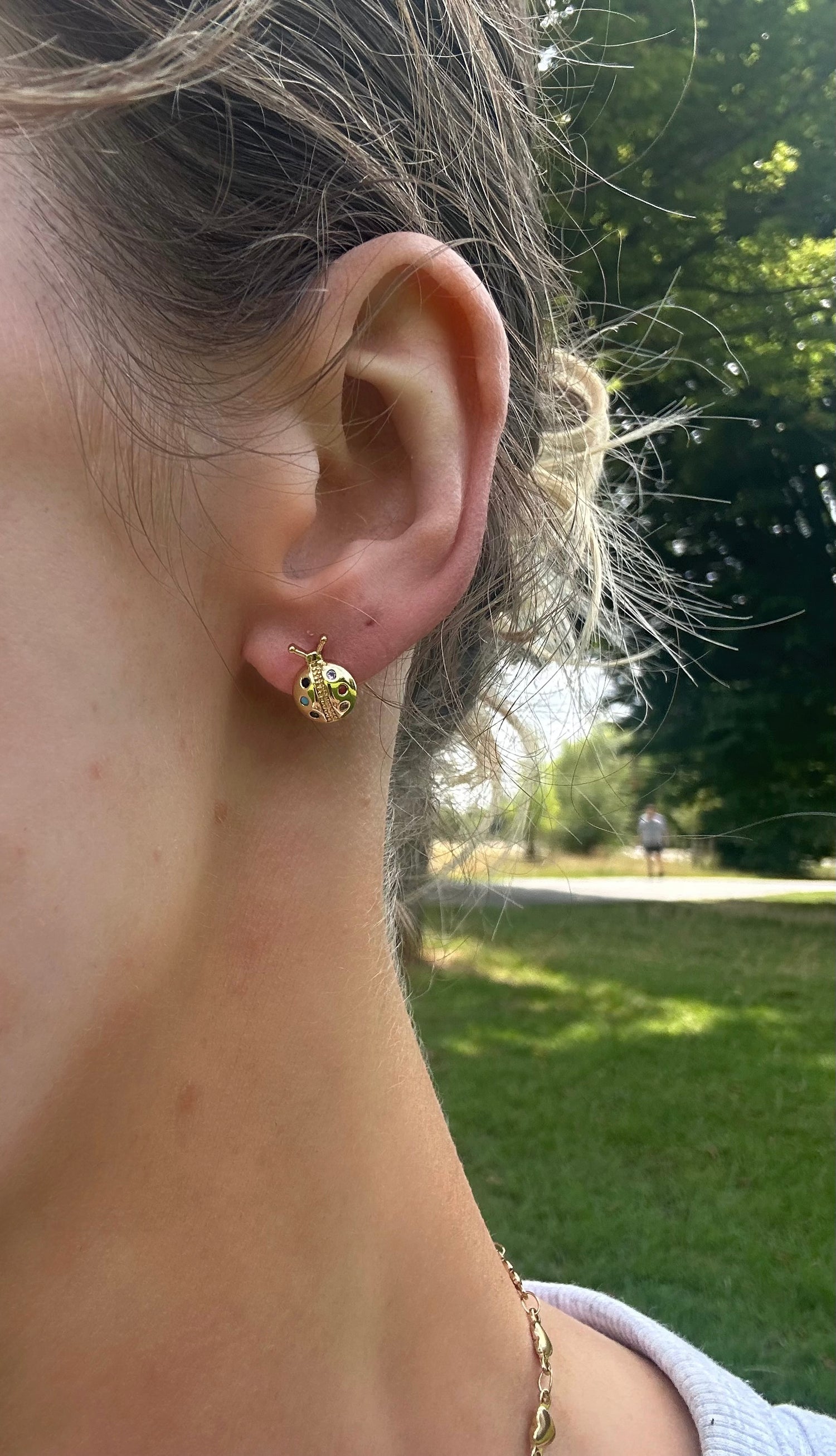 Ladybird Stud Earrings