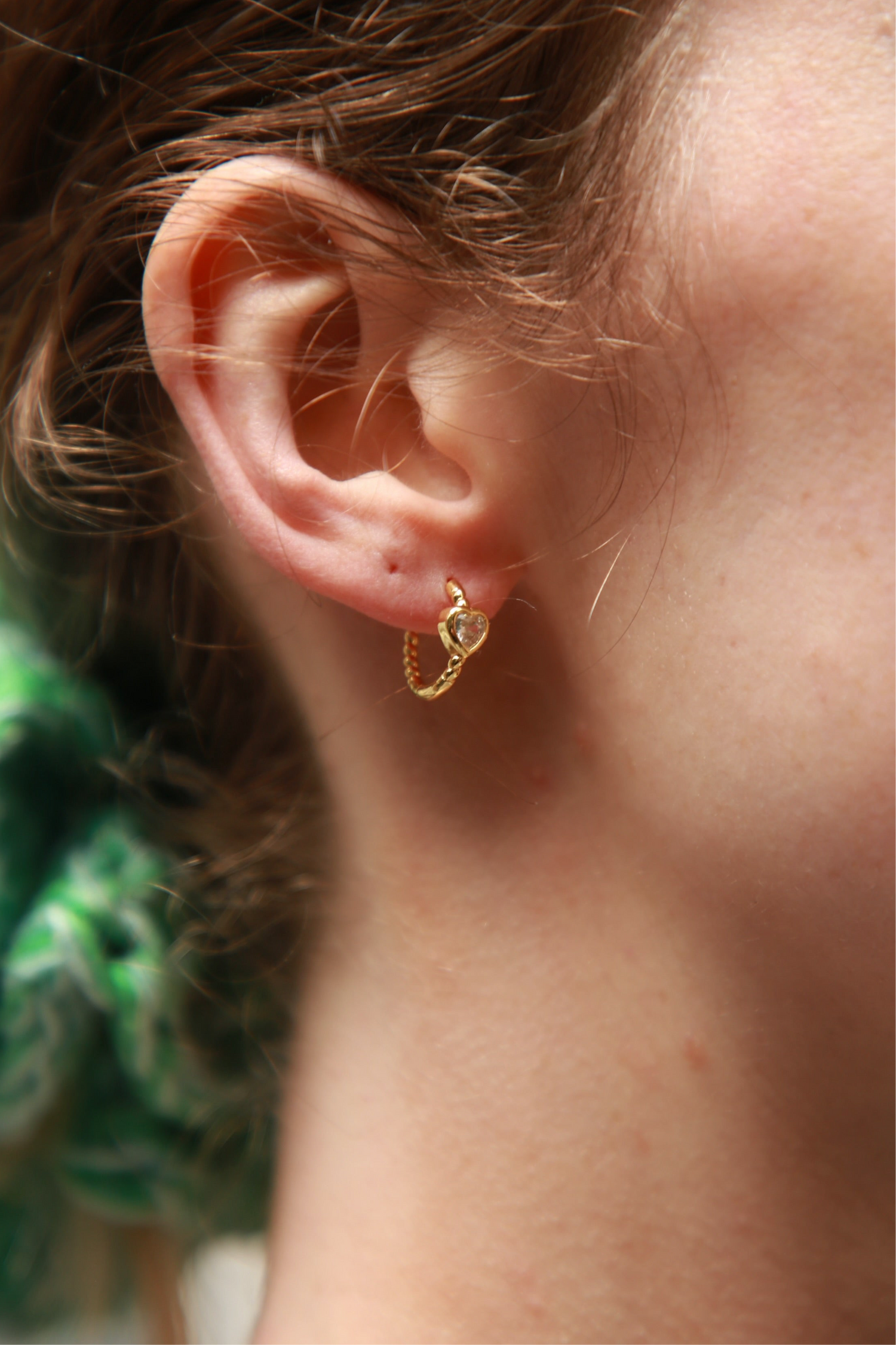 Sweetheart Hoops - Gold