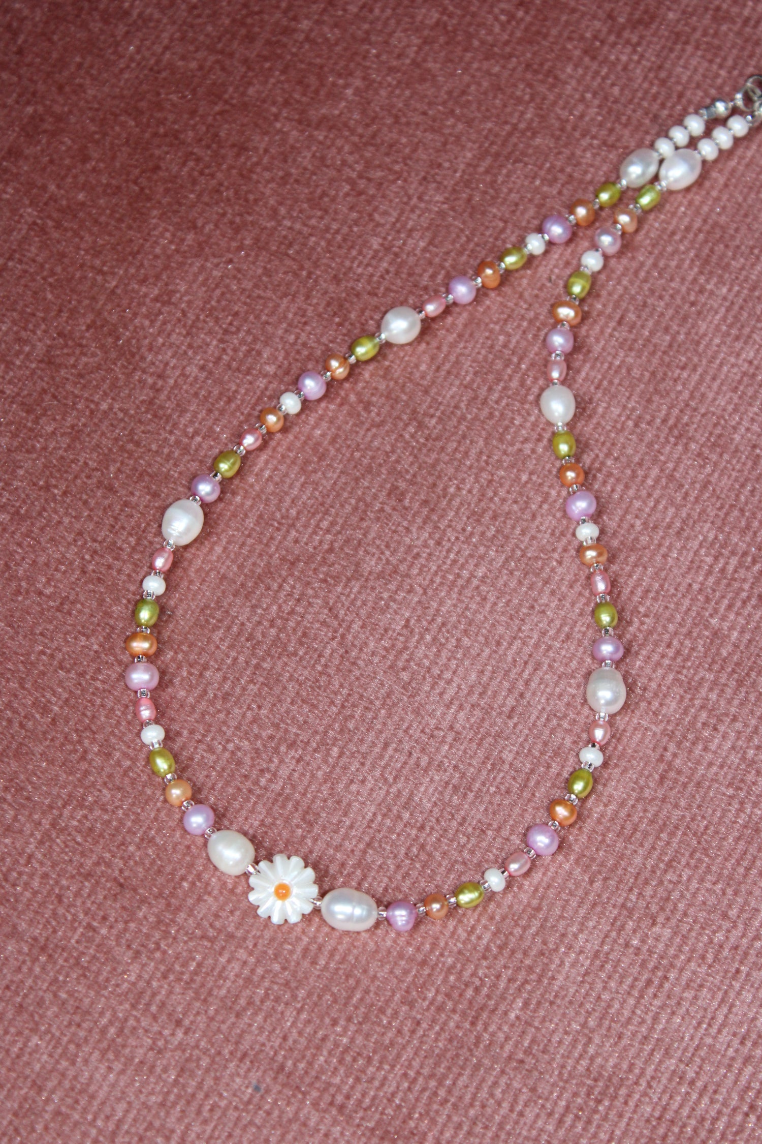 Daisy Meadow Sky Necklace