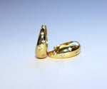 multiple star huggie earrings real 18k gold plated 