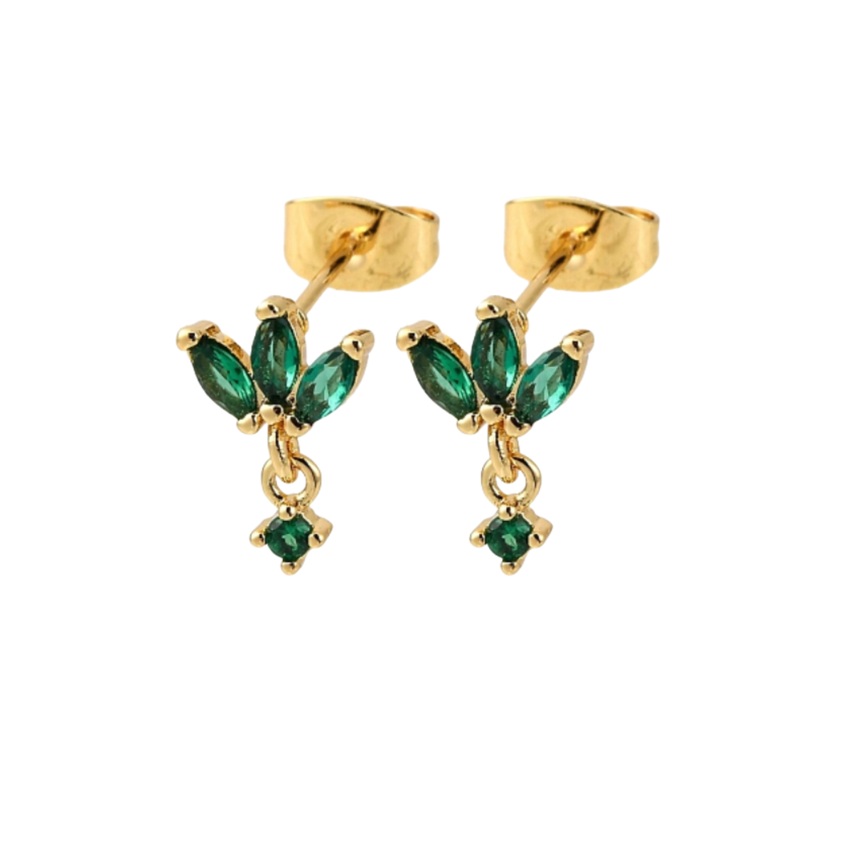 Emerald Vine Earrings