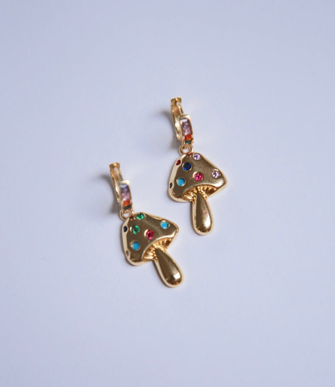 Mushroom Rainbow Earrings