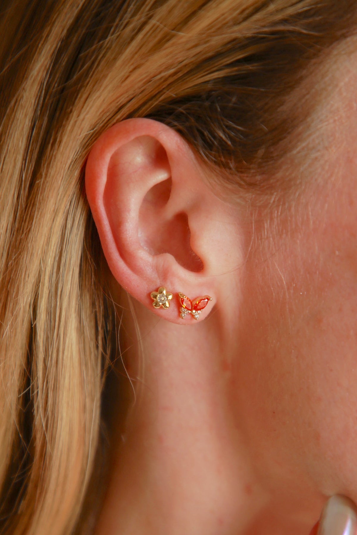 Wild Wings Butterfly Stud Earrings