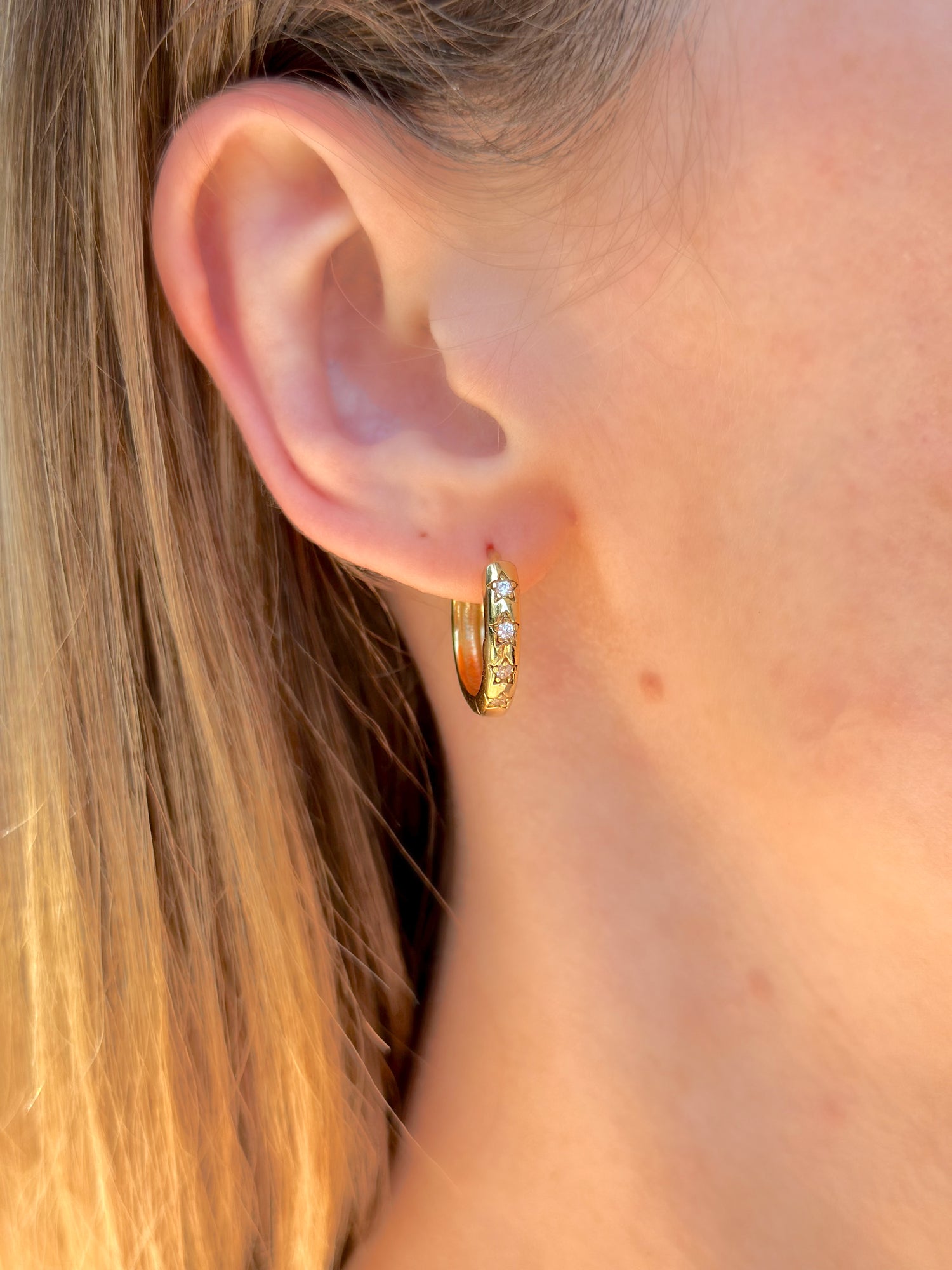 Cosmic Kiss Star Earrings
