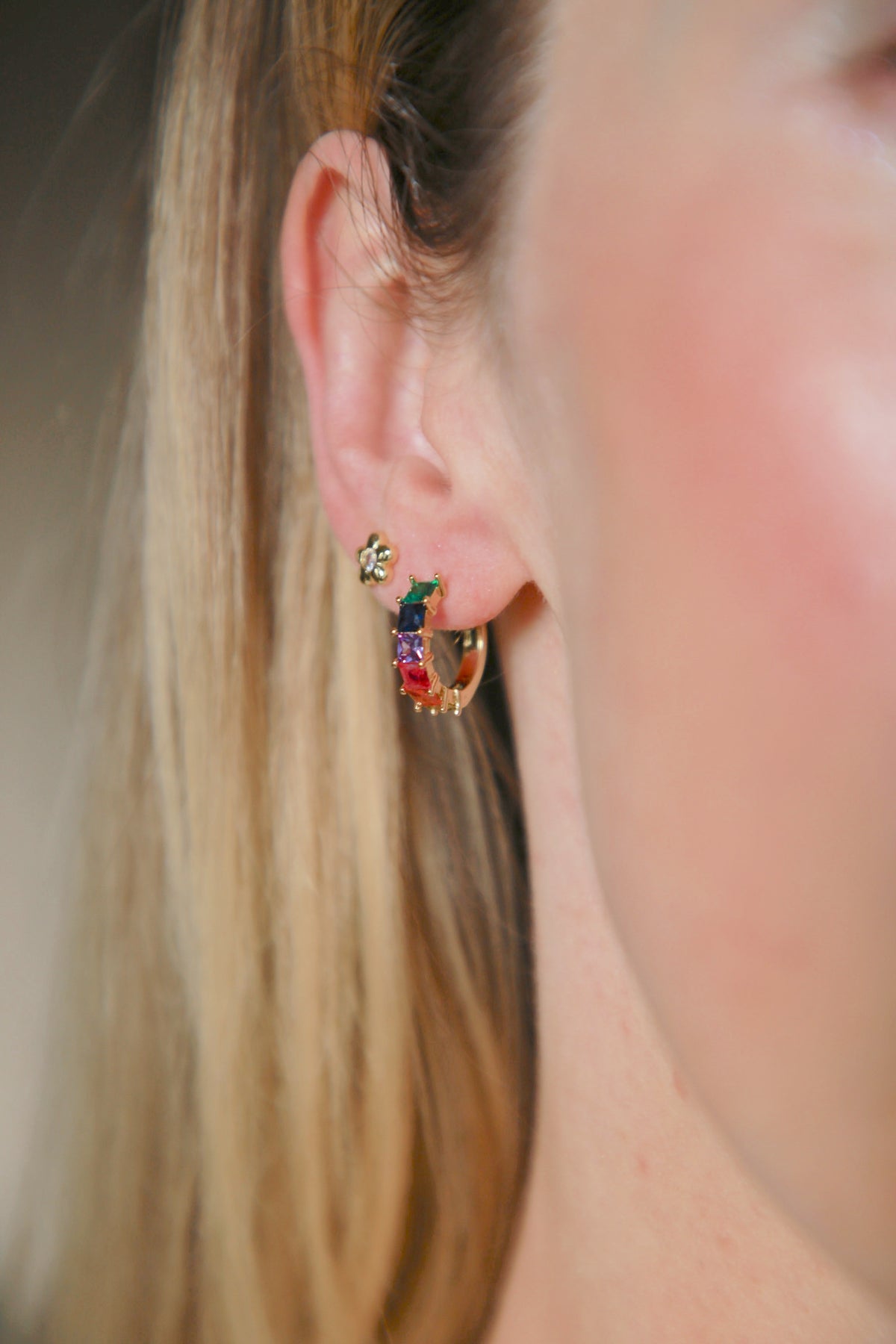 Technicolour Rainbow Hoops