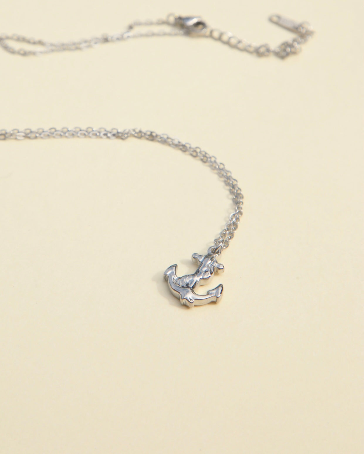Love Anchored Necklace - Silver