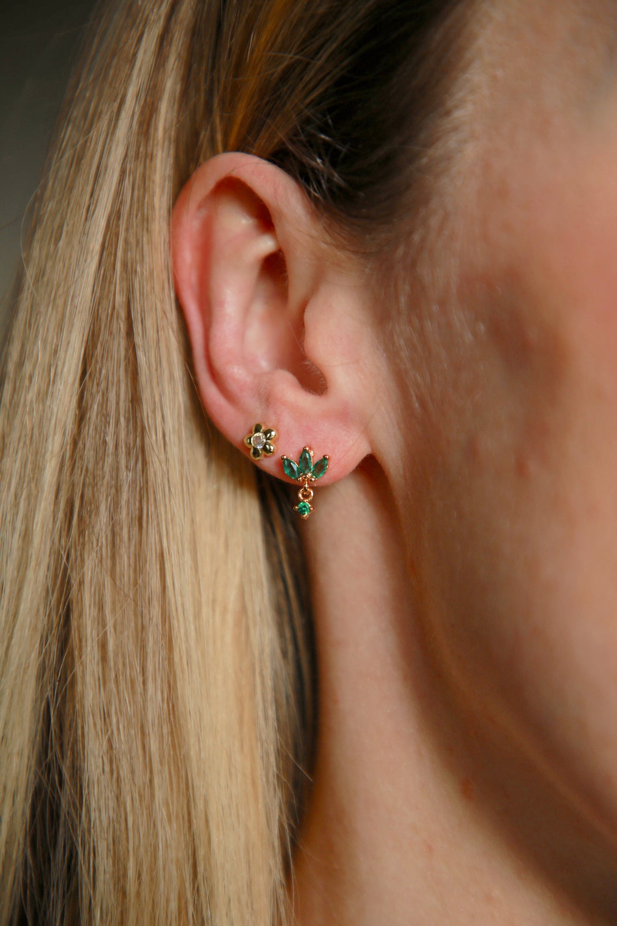 Emerald Vine Earrings