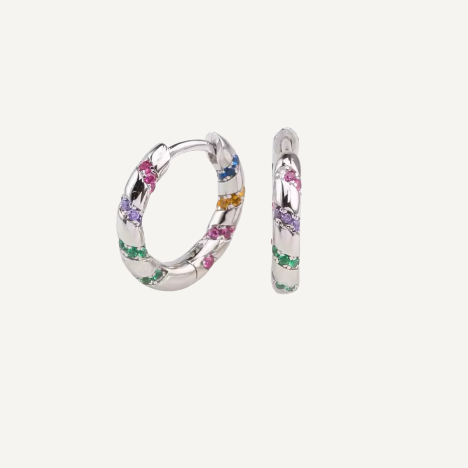 Rainbow Twist - Silver