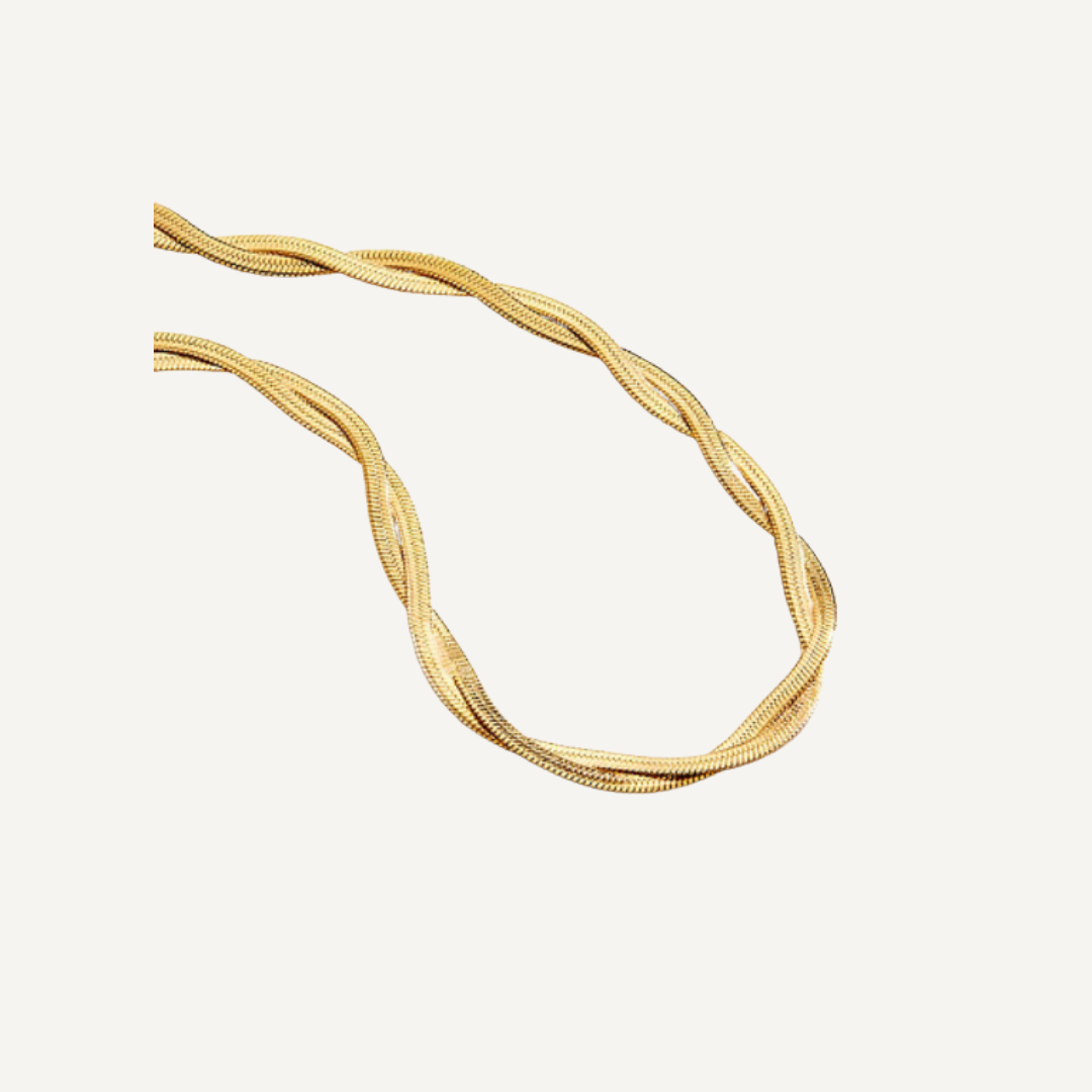 Snake Chain Double Necklace