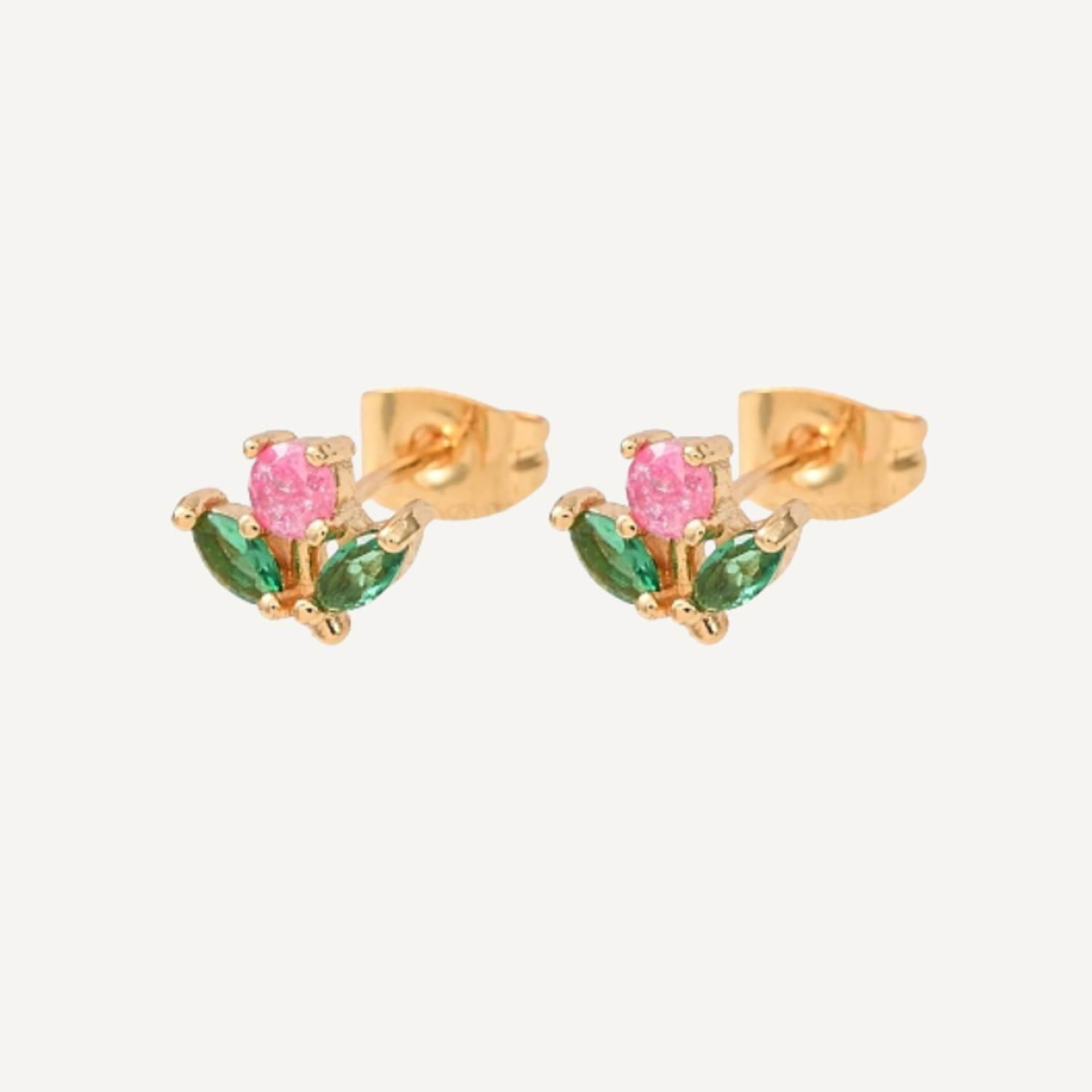 Rosalie Flower Stud Earrings