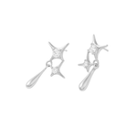 Array Star Dangle Stud Earrings