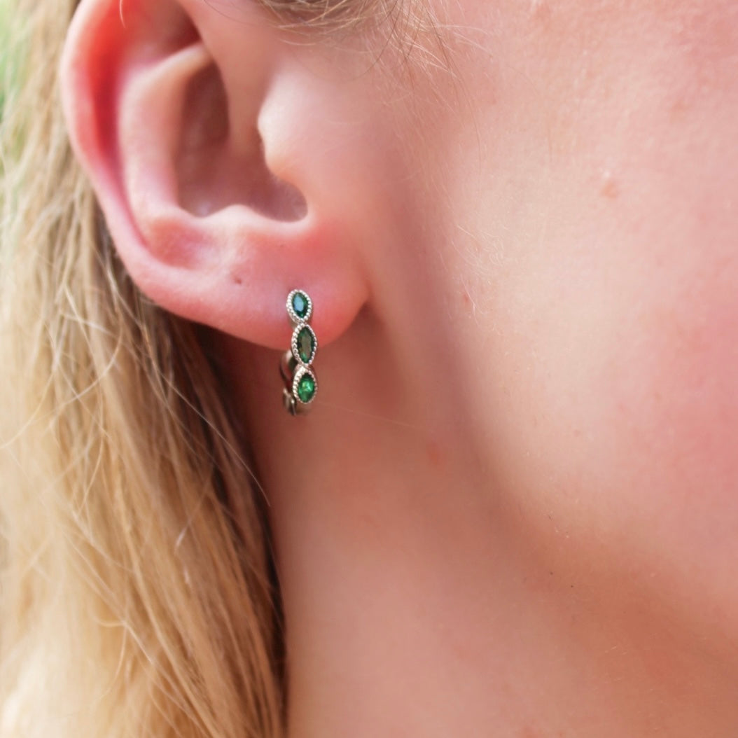Elphaba Earrings - Silver*